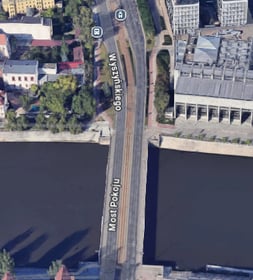 Modernizacja torowiska na Moście Pokoju